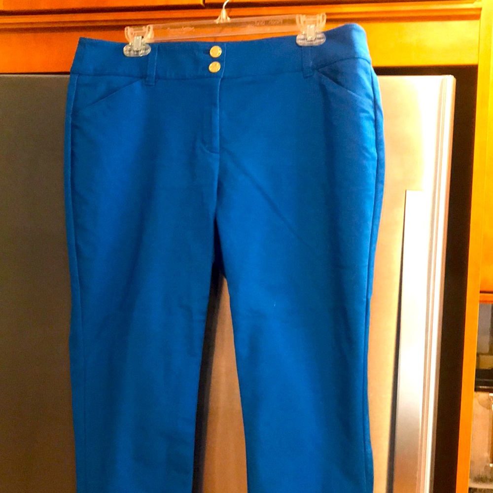 Very Stylish Anne Klein Sport Womens Capri With Gold Button Detail